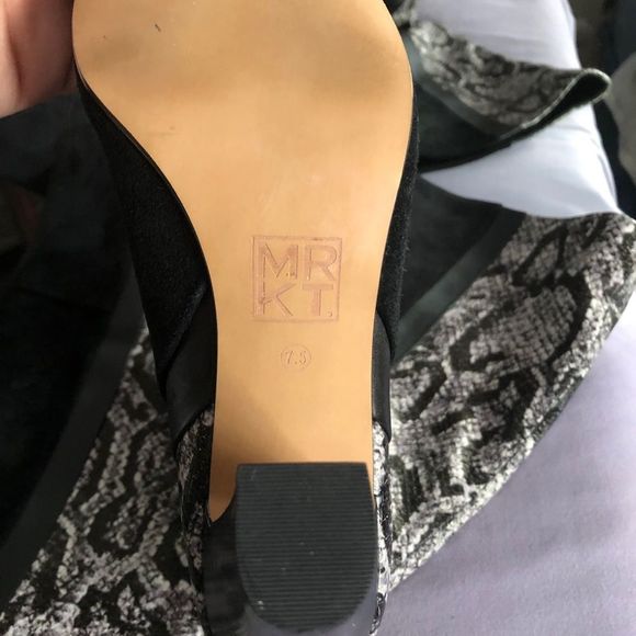 Black suede/ snakeskin tall boots - Picture 3 of 15